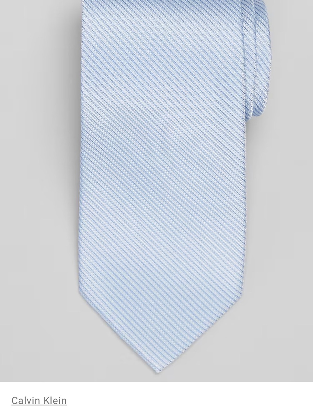 Calvin Klein Light Blue Men's Textured Tie